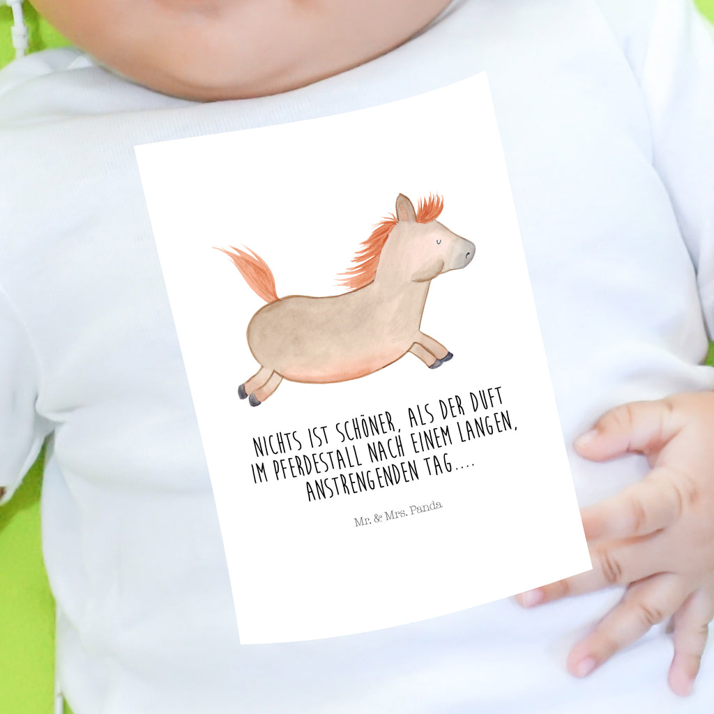 Organic Baby Shirt Pferd springt Baby T-Shirt, Jungen Baby T-Shirt, Mädchen Baby T-Shirt, Shirt, Bauernhof, Hoftiere, Landwirt, Landwirtin, Pferd, Pony, Pferde, Stall, Pferdestall, ausreiten, reiten, Pferdebesitzer