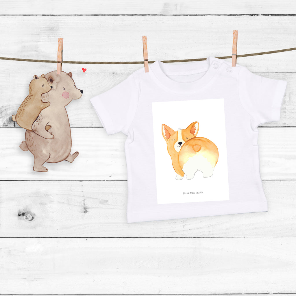 Organic Baby Shirt Corgie Po Baby T-Shirt, Jungen Baby T-Shirt, Mädchen Baby T-Shirt, Shirt, Hund, Hundemotiv, Haustier, Hunderasse, Tierliebhaber, Hundebesitzer, Sprüche, Corgie, Hundeliebe, Motivation, Selbstliebe, Spruch