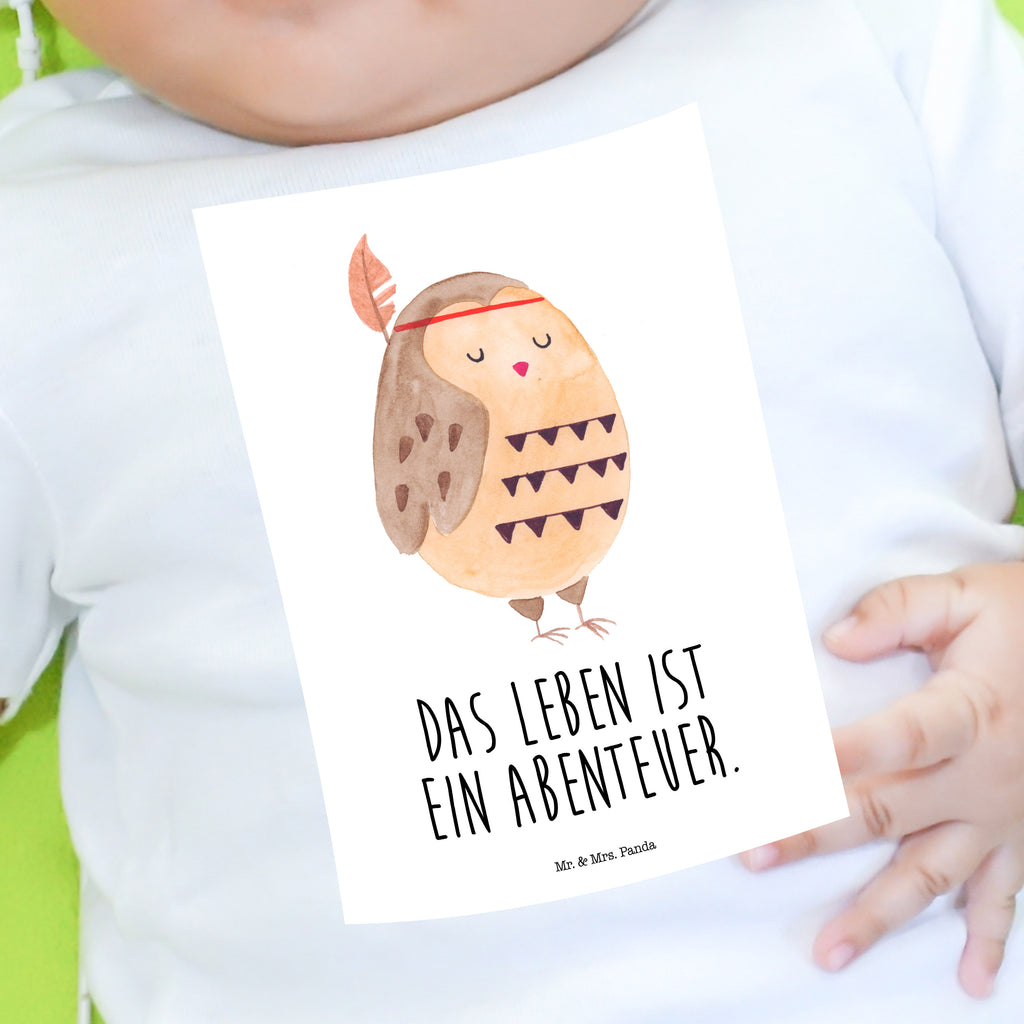 Organic Baby Shirt Eule Federschmuck Baby T-Shirt, Jungen Baby T-Shirt, Mädchen Baby T-Shirt, Shirt, Eule, Eule Deko, Owl, Das Leben ist ein Abenteuer, Reisespruch, Federschmuck, Dekoration