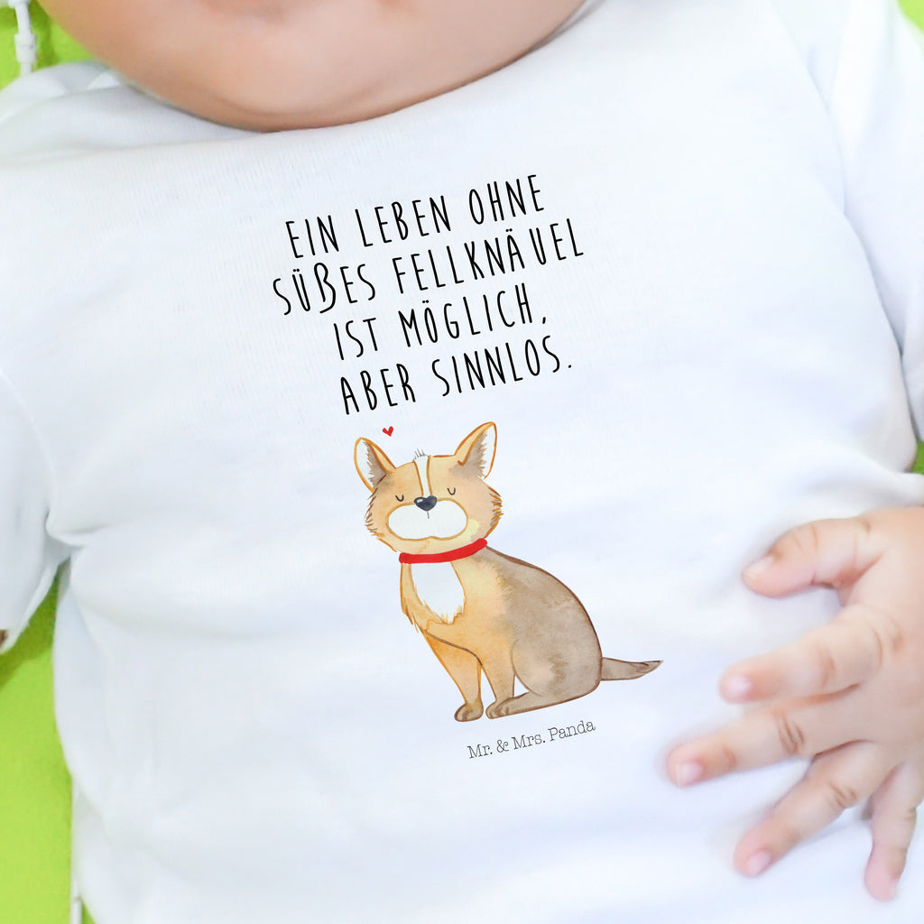 Organic Baby Shirt Hundeglück Baby T-Shirt, Jungen Baby T-Shirt, Mädchen Baby T-Shirt, Shirt, Hund, Hundemotiv, Haustier, Hunderasse, Tierliebhaber, Hundebesitzer, Sprüche, Corgie, Hundeliebe, Spruch, Hundemama, Liebe