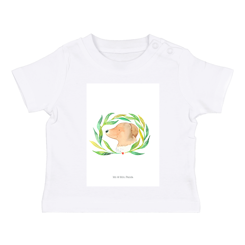 Organic Baby Shirt Hund Ranke Baby T-Shirt, Jungen Baby T-Shirt, Mädchen Baby T-Shirt, Shirt, Hund, Hundemotiv, Haustier, Hunderasse, Tierliebhaber, Hundebesitzer, Sprüche, Ranke, Therapie, Selbsttherapie, Hundeliebe, Hundeglück, Hunde