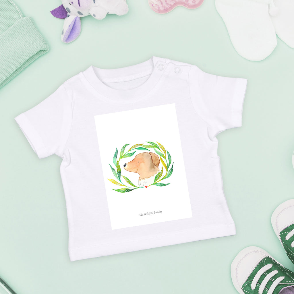 Organic Baby Shirt Hund Ranke Baby T-Shirt, Jungen Baby T-Shirt, Mädchen Baby T-Shirt, Shirt, Hund, Hundemotiv, Haustier, Hunderasse, Tierliebhaber, Hundebesitzer, Sprüche, Ranke, Therapie, Selbsttherapie, Hundeliebe, Hundeglück, Hunde