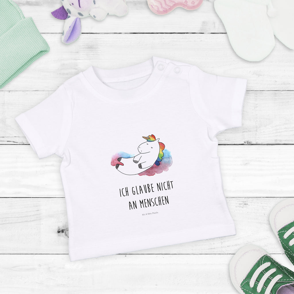 Organic Baby Shirt Einhorn Wolke 7 Baby T-Shirt, Jungen Baby T-Shirt, Mädchen Baby T-Shirt, Shirt, Einhorn, Einhörner, Einhorn Deko, Pegasus, Unicorn, verliebt, Menschen, witzig, lustig, Geschenk, Glaube, Realität, Lächeln