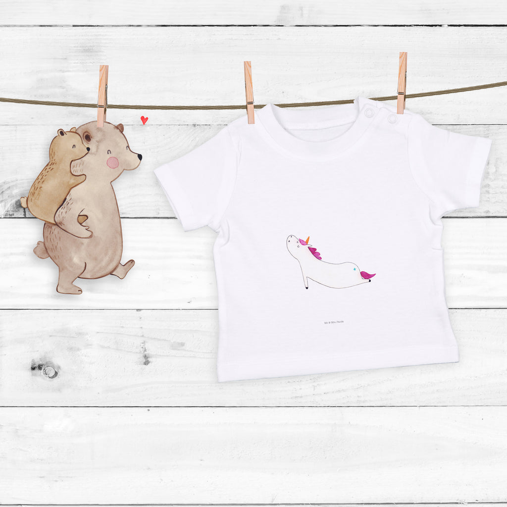 Organic Baby Shirt Einhorn Yoga Baby T-Shirt, Jungen Baby T-Shirt, Mädchen Baby T-Shirt, Shirt, Einhorn, Einhörner, Einhorn Deko, Pegasus, Unicorn, Yoga, Namaste, Achtsamkeit, Entspannung, Joga, Yogamatte, Sport, lustig, witzig, süß