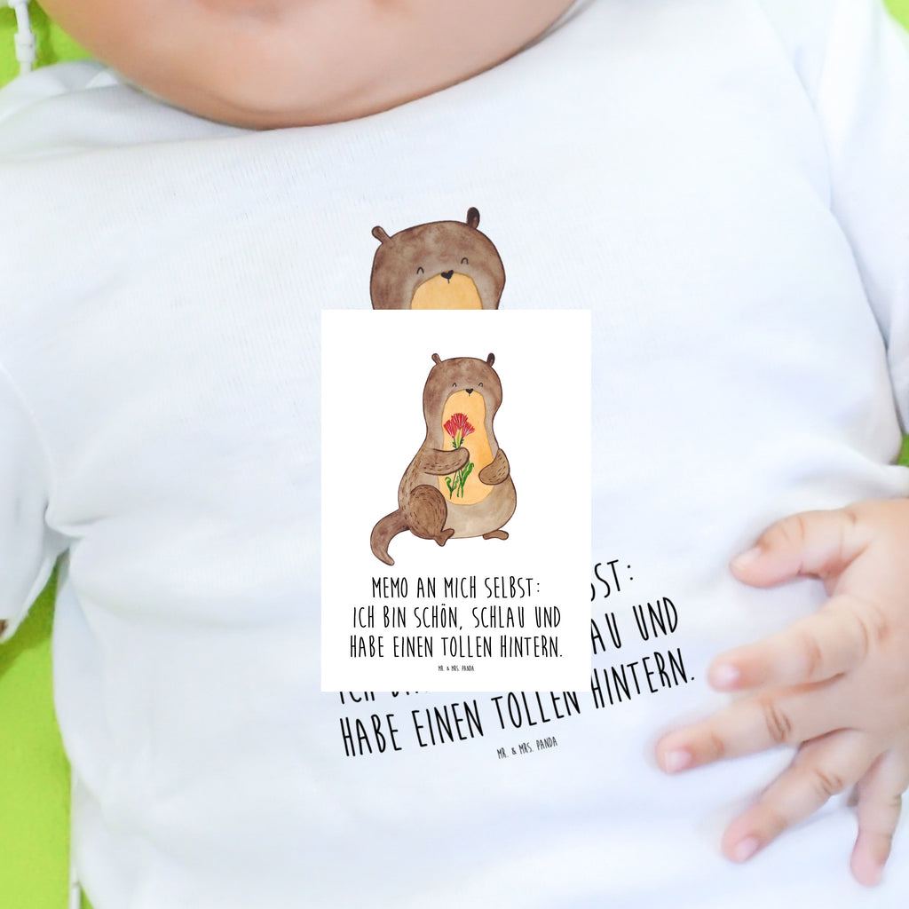 3-6 Monate Baby Longsleeve Otter Blumenstrauß Mädchen, Jungen, Baby, Langarm, Bio, Kleidung, Otter, Fischotter, Seeotter, Otter Seeotter See Otter