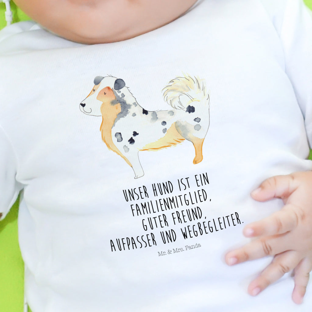 6-12 Monate Baby Longsleeve Australien Shepherd Mädchen, Jungen, Baby, Longsleeve, Langarm, Bio, Kleidung, uni, Langarmshirt, Hund, Hundemotiv, Haustier, Hunderasse, Tierliebhaber, Hundebesitzer, Sprüche, Australien Shepherd, Shepherd, Hundeliebe, Familienhund, Spruch