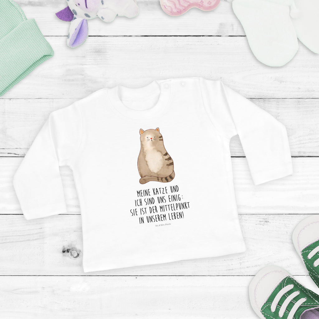12-18 Monate Baby Longsleeve Katze sitzend Mädchen, Jungen, Baby, Langarm, Bio, Kleidung, Katze, Katzenmotiv, Katzenfan, Katzendeko, Katzenfreund, Katzenliebhaber, Katzenprodukte, Katzenartikel, Katzenaccessoires, Katzensouvenirs, Katzenliebhaberprodukte, Katzenmotive, Katzen, Kater, Mietze, Cat, Cats, Katzenhalter, Katzenbesitzerin, Haustier, Katzenliebe, Lebensinhalt, Liebe, Mittelpunkt, Familie