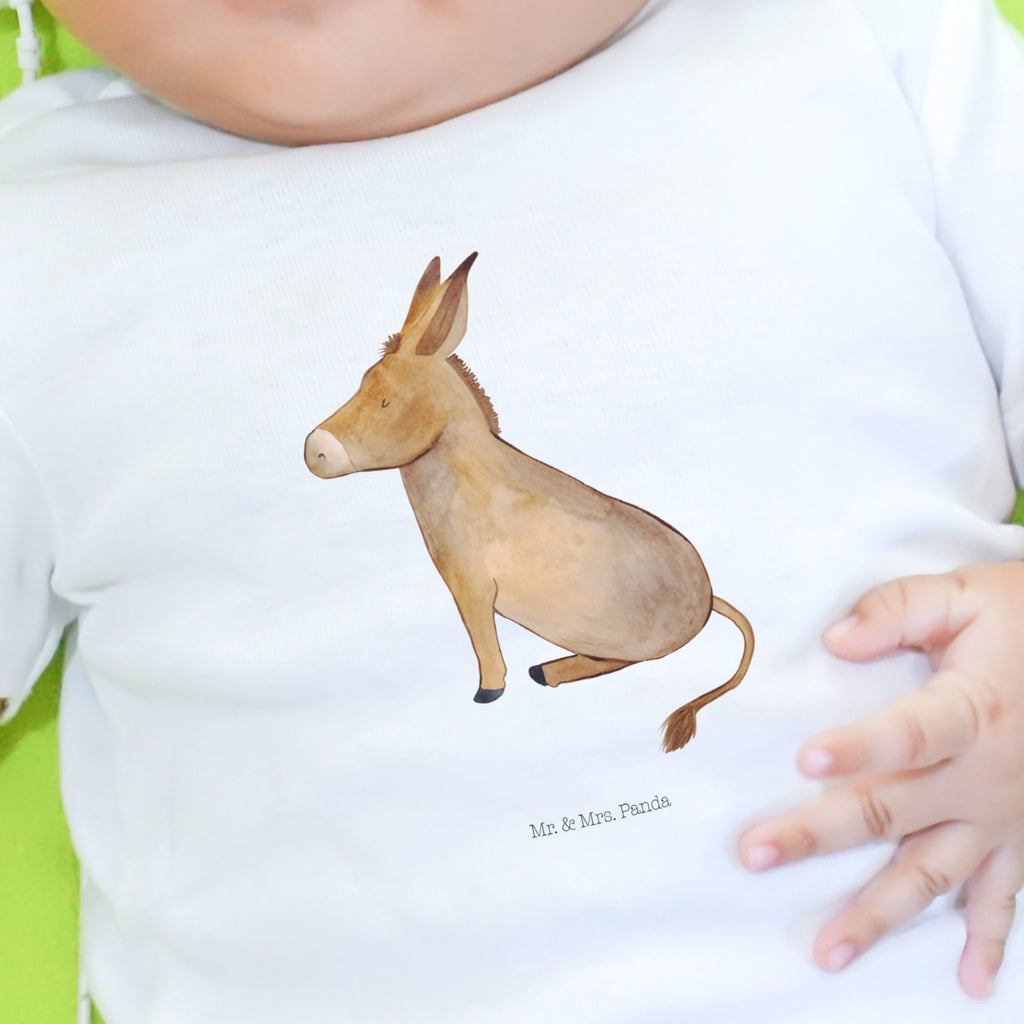 6-12 Monate Baby Longsleeve Esel Mädchen, Jungen, Baby, Longsleeve, Langarm, Bio, Kleidung, uni, Langarmshirt, Tiermotive, Gute Laune, lustige Sprüche, Tiere, Esel, Weisheit, Lebensmut, Lebensglück, Ziel, Lebensziel, Mut, erfolg, tapferkeit, positive gedanken, zuversicht