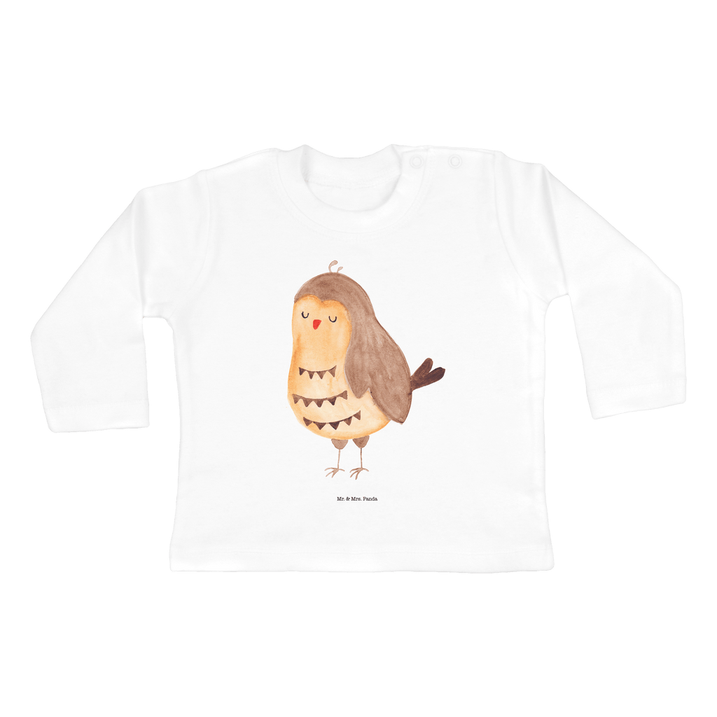 12-18 Monate Baby Longsleeve Eule Zufrieden Mädchen, Jungen, Baby, Langarm, Bio, Kleidung, Eule, Eule Spruch, Eule deko, Owl, Liebe Spruch, Romantisch, Wortspiel lustig, Spruch schön, Geschenk Hochzeitstag