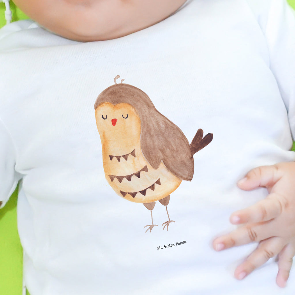 12-18 Monate Baby Longsleeve Eule Zufrieden Mädchen, Jungen, Baby, Langarm, Bio, Kleidung, Eule, Eule Spruch, Eule deko, Owl, Liebe Spruch, Romantisch, Wortspiel lustig, Spruch schön, Geschenk Hochzeitstag