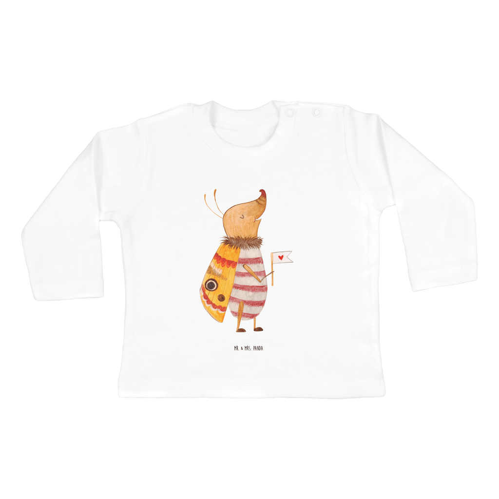 6-12 Monate Baby Longsleeve Nachtfalter mit Fähnchen Mädchen, Jungen, Baby, Longsleeve, Langarm, Bio, Kleidung, uni, Langarmshirt, Tiermotive, Gute Laune, lustige Sprüche, Tiere, Nachtfalter, Käfer, Spruch lustig, Spruch witzig, süß, niedlich, Küche Deko, Was kostet die Welt