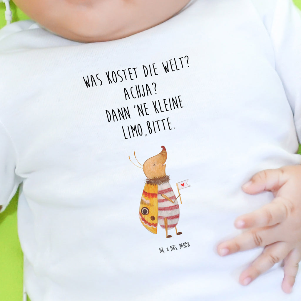 12-18 Monate Baby Longsleeve Nachtfalter mit Fähnchen Mädchen, Jungen, Baby, Langarm, Bio, Kleidung, Tiermotive, Gute Laune, lustige Sprüche, Tiere, Nachtfalter, Käfer, Spruch lustig, Spruch witzig, süß, niedlich, Küche Deko, Was kostet die Welt