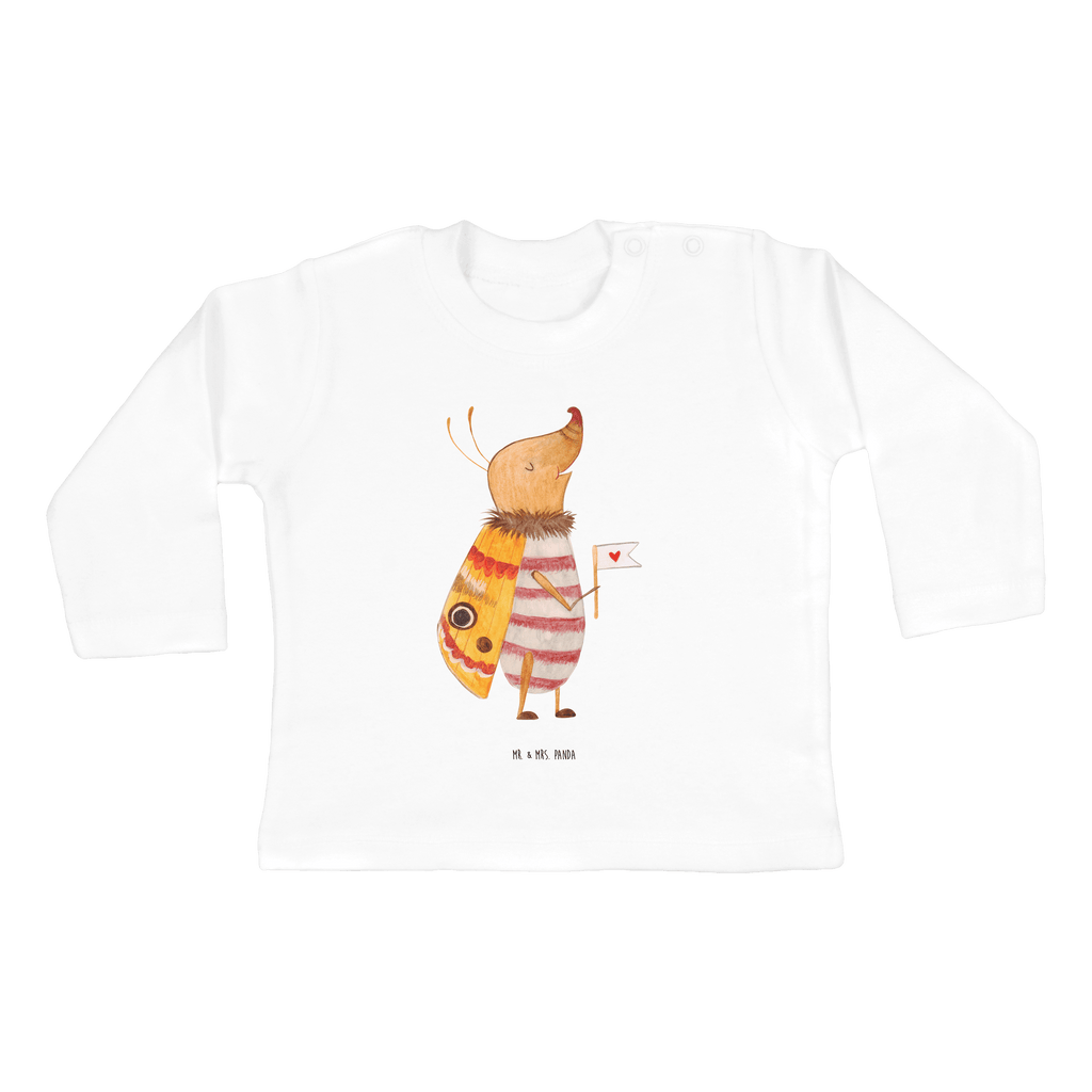 12-18 Monate Baby Longsleeve Nachtfalter mit Fähnchen Mädchen, Jungen, Baby, Langarm, Bio, Kleidung, Tiermotive, Gute Laune, lustige Sprüche, Tiere, Nachtfalter, Käfer, Spruch lustig, Spruch witzig, süß, niedlich, Küche Deko, Was kostet die Welt