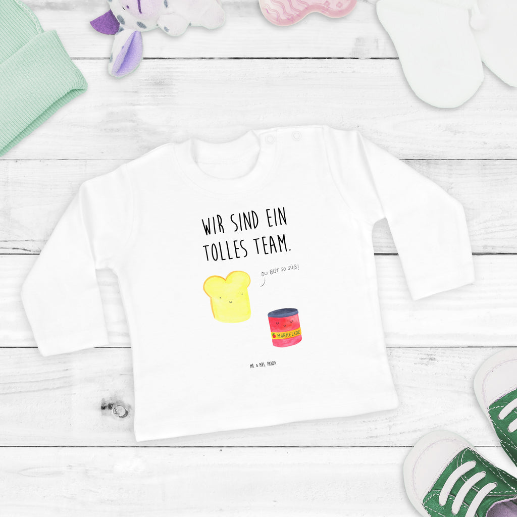 6-12 Monate Baby Longsleeve Toast & Marmelade Mädchen, Jungen, Baby, Longsleeve, Langarm, Bio, Kleidung, uni, Langarmshirt, Tiermotive, Gute Laune, lustige Sprüche, Tiere, Toast, Marmelade, Dreamteam, süße Postkarte, süß, Küche Deko, Küche Spruch, Frühstück Einladung, Brot, Toastbrot