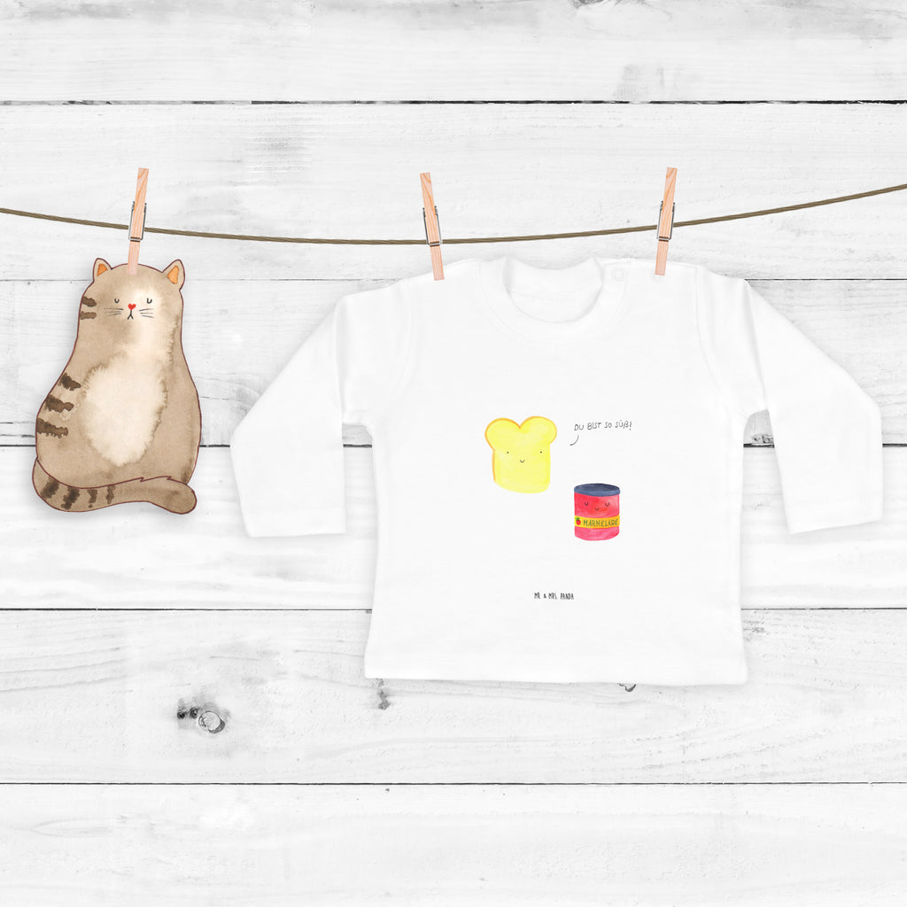 6-12 Monate Baby Longsleeve Toast & Marmelade Mädchen, Jungen, Baby, Longsleeve, Langarm, Bio, Kleidung, uni, Langarmshirt, Tiermotive, Gute Laune, lustige Sprüche, Tiere, Toast, Marmelade, Dreamteam, süße Postkarte, süß, Küche Deko, Küche Spruch, Frühstück Einladung, Brot, Toastbrot