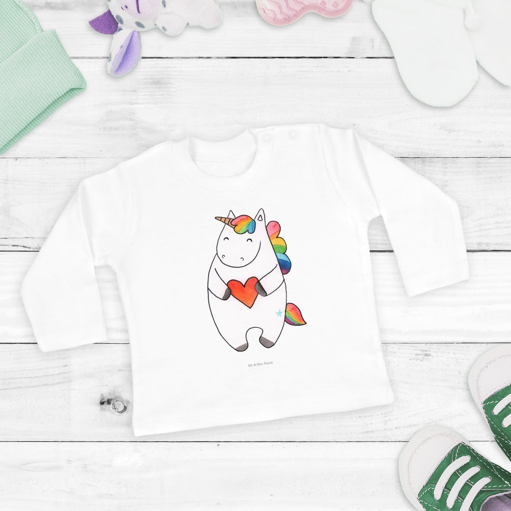 6-12 Monate Baby Longsleeve Einhorn Herz Mädchen, Jungen, Baby, Longsleeve, Langarm, Bio, Kleidung, uni, Langarmshirt, Einhorn, Einhörner, Einhorn Deko, Pegasus, Unicorn, Herz, schlimm, böse, witzig, lustig, Freundin, anders, bunt