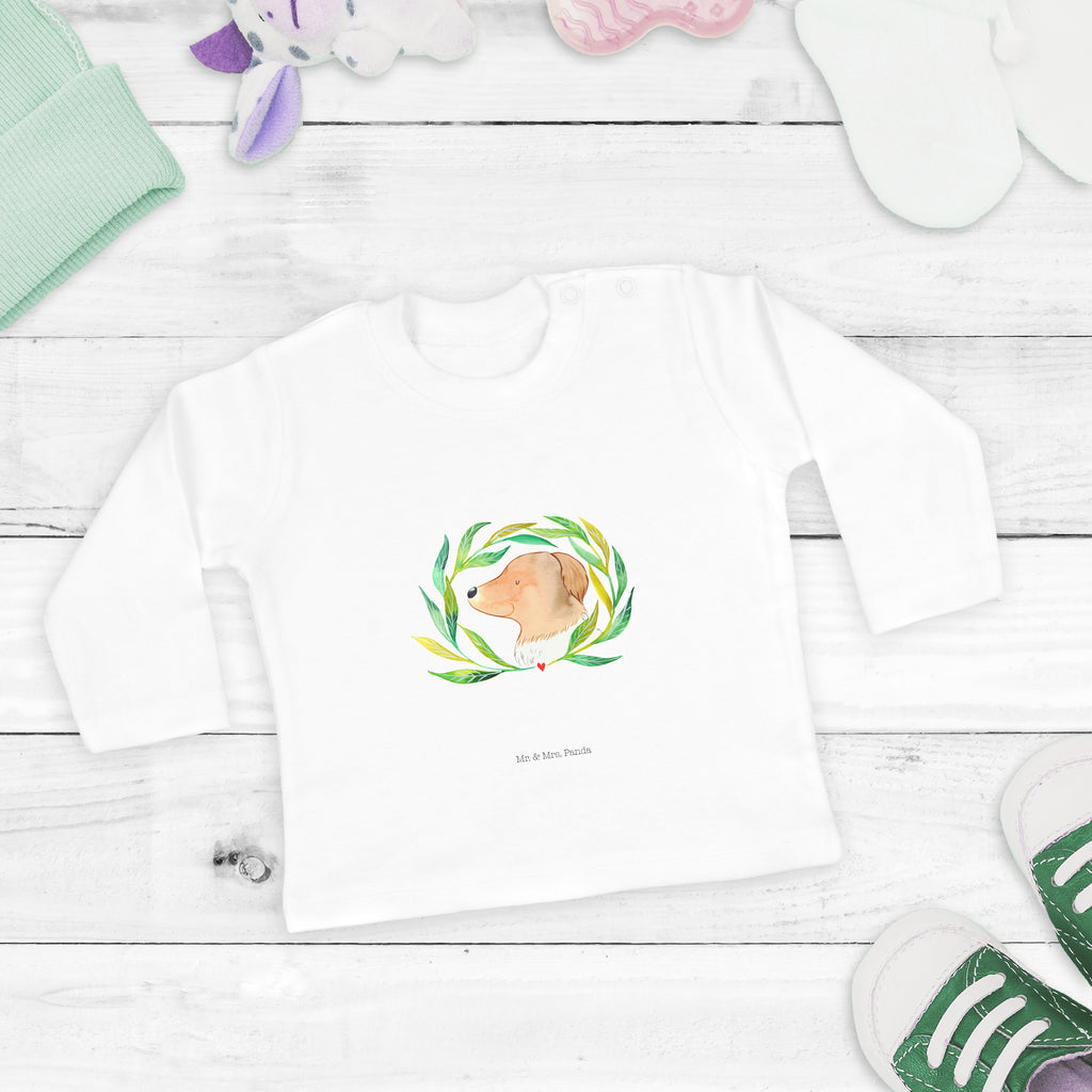 12-18 Monate Baby Longsleeve Hund Ranke Mädchen, Jungen, Baby, Langarm, Bio, Kleidung, Hund, Hundemotiv, Haustier, Hunderasse, Tierliebhaber, Hundebesitzer, Sprüche, Ranke, Therapie, Selbsttherapie, Hundeliebe, Hundeglück, Hunde