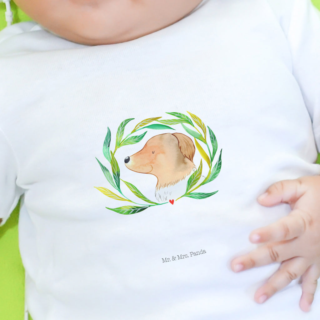 12-18 Monate Baby Longsleeve Hund Ranke Mädchen, Jungen, Baby, Langarm, Bio, Kleidung, Hund, Hundemotiv, Haustier, Hunderasse, Tierliebhaber, Hundebesitzer, Sprüche, Ranke, Therapie, Selbsttherapie, Hundeliebe, Hundeglück, Hunde