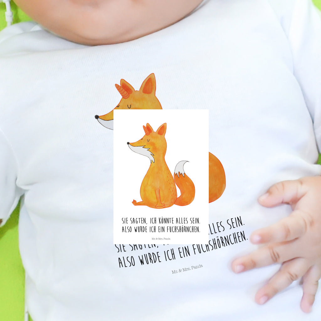 3-6 Monate Baby Longsleeve Fuchshörnchen Mädchen, Jungen, Baby, Langarm, Bio, Kleidung, Einhorn, Einhörner, Einhorn Deko, Pegasus, Unicorn, Fuchs, Unicorns, Fuchshörnchen, Fuchshorn, Foxycorn, Füchse