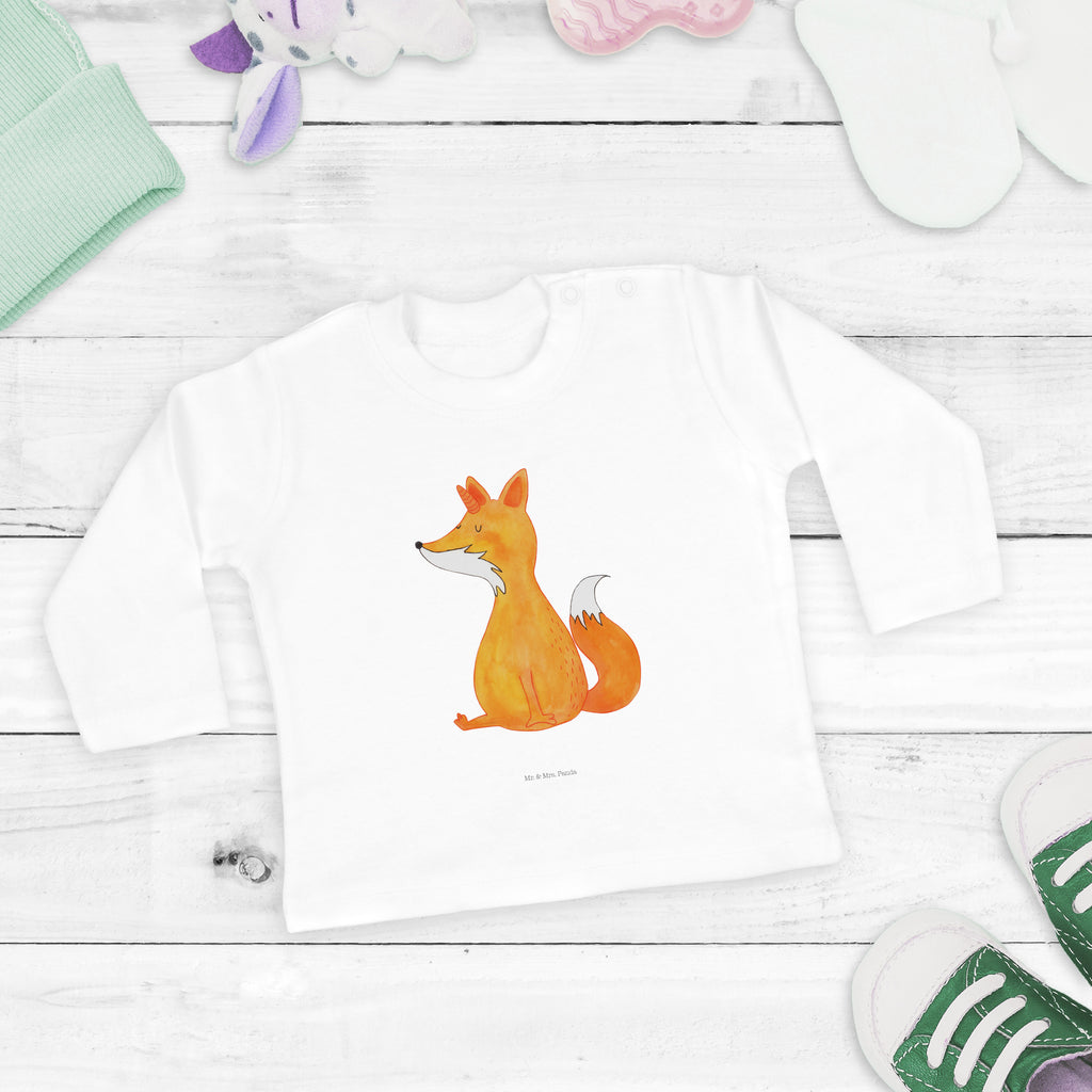 3-6 Monate Baby Longsleeve Fuchshörnchen Mädchen, Jungen, Baby, Langarm, Bio, Kleidung, Einhorn, Einhörner, Einhorn Deko, Pegasus, Unicorn, Fuchs, Unicorns, Fuchshörnchen, Fuchshorn, Foxycorn, Füchse