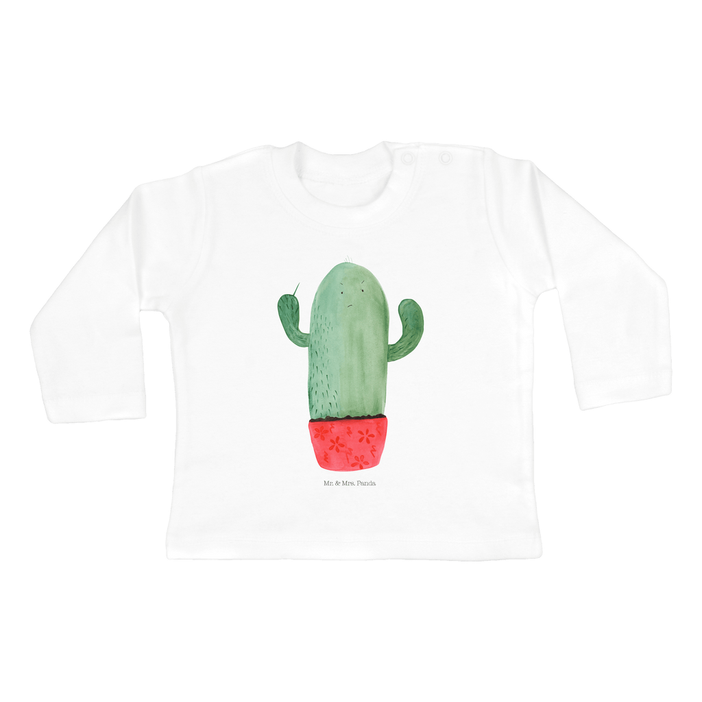 6-12 Monate Baby Longsleeve Kaktus wütend Mädchen, Jungen, Baby, Longsleeve, Langarm, Bio, Kleidung, uni, Langarmshirt, Kaktus, Kakteen, ärgern, Büro, Schule, Büroalltag, Chefin, Kollege, Kollegin, wütend