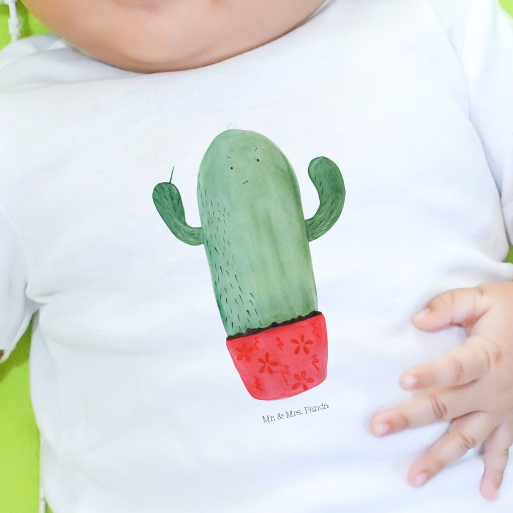6-12 Monate Baby Longsleeve Kaktus wütend Mädchen, Jungen, Baby, Longsleeve, Langarm, Bio, Kleidung, uni, Langarmshirt, Kaktus, Kakteen, ärgern, Büro, Schule, Büroalltag, Chefin, Kollege, Kollegin, wütend