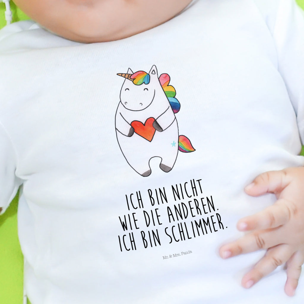 12-18 Monate Baby Longsleeve Einhorn Herz