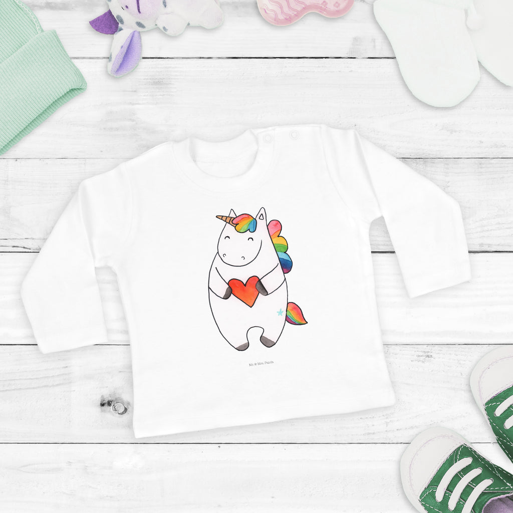 12-18 Monate Baby Longsleeve Einhorn Herz
