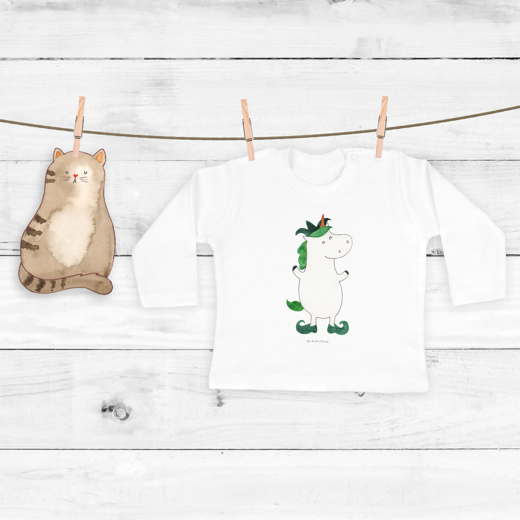 6-12 Monate Baby Longsleeve Einhorn Joker Mädchen, Jungen, Baby, Longsleeve, Langarm, Bio, Kleidung, uni, Langarmshirt, Einhorn, Einhörner, Einhorn Deko, Pegasus, Unicorn, Hofnarr, Kasper, Gaukler, Mittelalter