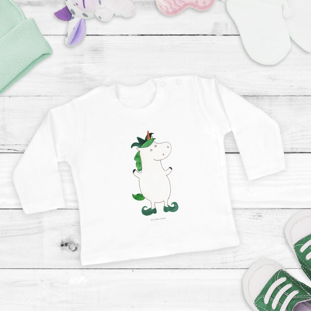 6-12 Monate Baby Longsleeve Einhorn Joker Mädchen, Jungen, Baby, Longsleeve, Langarm, Bio, Kleidung, uni, Langarmshirt, Einhorn, Einhörner, Einhorn Deko, Pegasus, Unicorn, Hofnarr, Kasper, Gaukler, Mittelalter