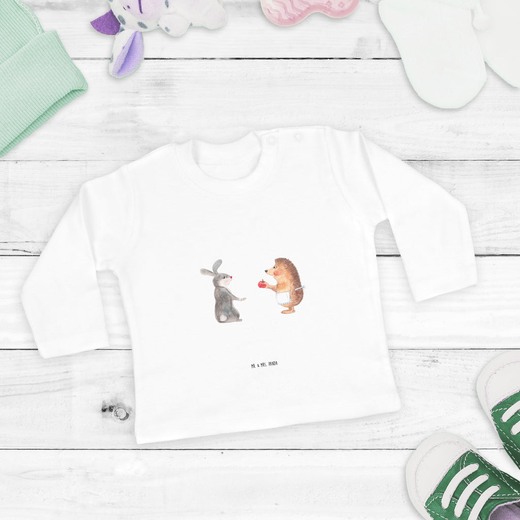 12-18 Monate Baby Longsleeve Liebe ist nie ohne Schmerz Mädchen, Jungen, Baby, Langarm, Bio, Kleidung, Tiermotive, Gute Laune, lustige Sprüche, Tiere, Igel und Hase, Igel, Hase, Liebe Spruch, Liebeskummer Geschenk, Herzschmerz, Trösten, Trennungsschmerz, Spruch romantisch