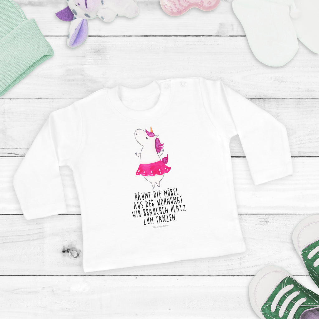 3-6 Monate Baby Longsleeve Einhorn Ballerina Mädchen, Jungen, Baby, Langarm, Bio, Kleidung, Einhorn, Einhörner, Einhorn Deko, Pegasus, Unicorn, Tanzen, Ballerina, Party, Wohnung, Spaß, Feiern, Geburtstag, Tänzerin, Lebenslust, Lebensfreude
