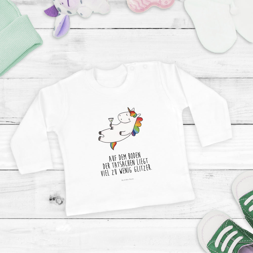 3-6 Monate Baby Longsleeve Einhorn Cocktail Mädchen, Jungen, Baby, Langarm, Bio, Kleidung, Einhorn, Einhörner, Einhorn Deko, Pegasus, Unicorn, Party, Spaß, Feiern, Caipirinha, Rum, Cuba Libre, Sekt, Freundin, Geburtstag, lustig, witzig, Spruch, Glitzer