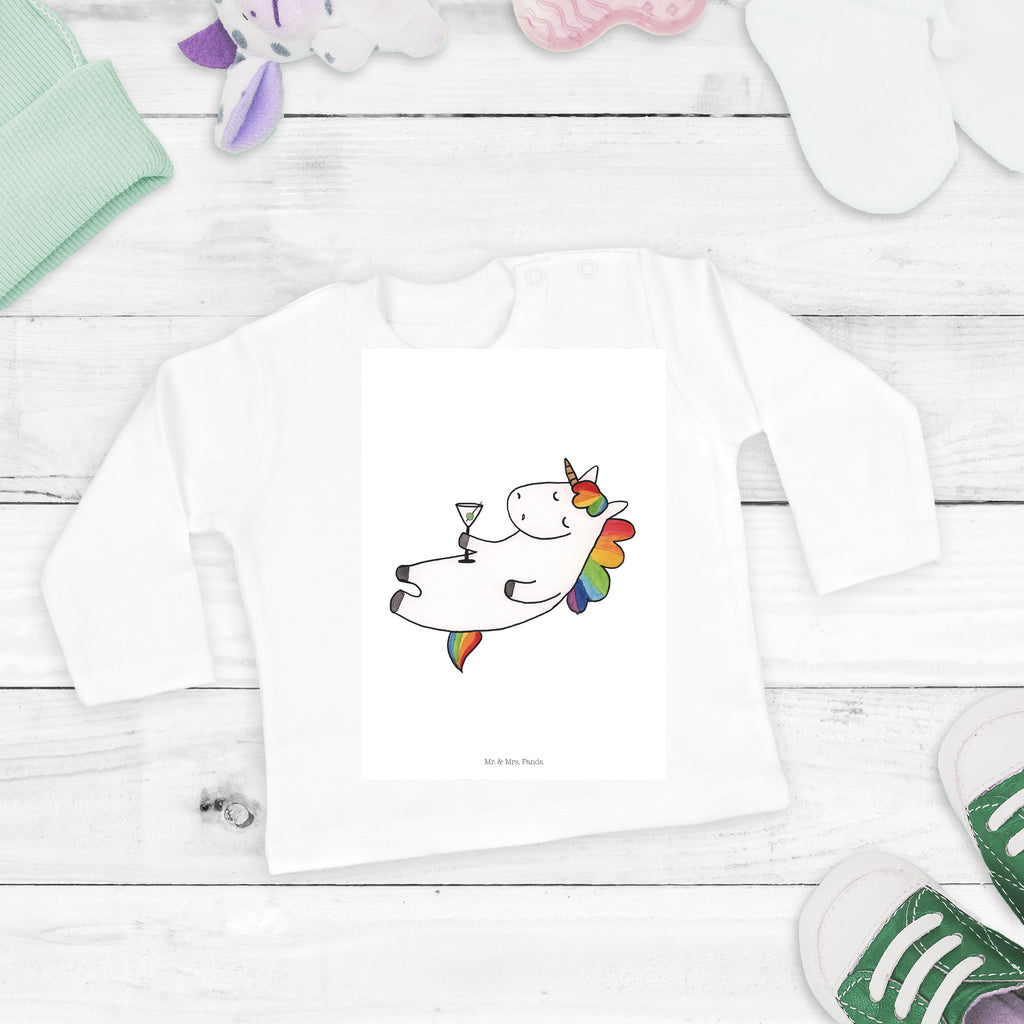 3-6 Monate Baby Longsleeve Einhorn Cocktail Mädchen, Jungen, Baby, Langarm, Bio, Kleidung, Einhorn, Einhörner, Einhorn Deko, Pegasus, Unicorn, Party, Spaß, Feiern, Caipirinha, Rum, Cuba Libre, Sekt, Freundin, Geburtstag, lustig, witzig, Spruch, Glitzer