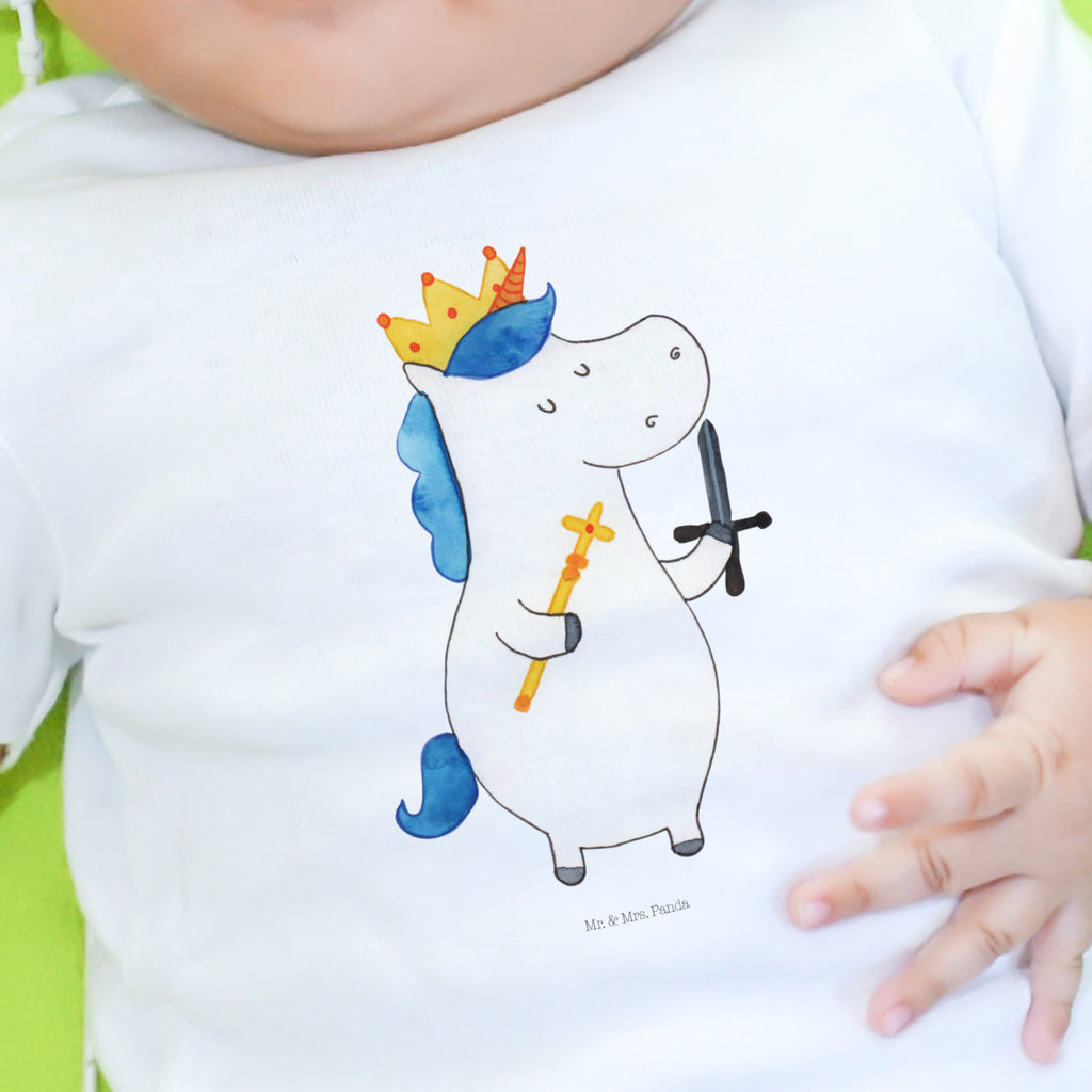 12-18 Monate Baby Longsleeve Einhorn König mit Schwert Mädchen, Jungen, Baby, Langarm, Bio, Kleidung, Einhorn, Einhörner, Einhorn Deko, Pegasus, Unicorn, König, Ritter, Mittelalter