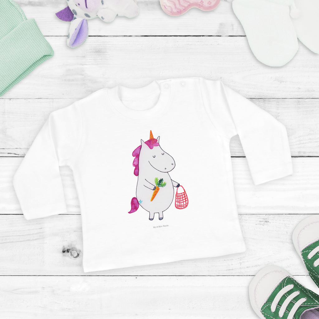 3-6 Monate Baby Longsleeve Einhorn Gemüse Mädchen, Jungen, Baby, Langarm, Bio, Kleidung, Einhorn, Einhörner, Einhorn Deko, Pegasus, Unicorn, Biomarkt, Gemüse, Wochenmarkt
