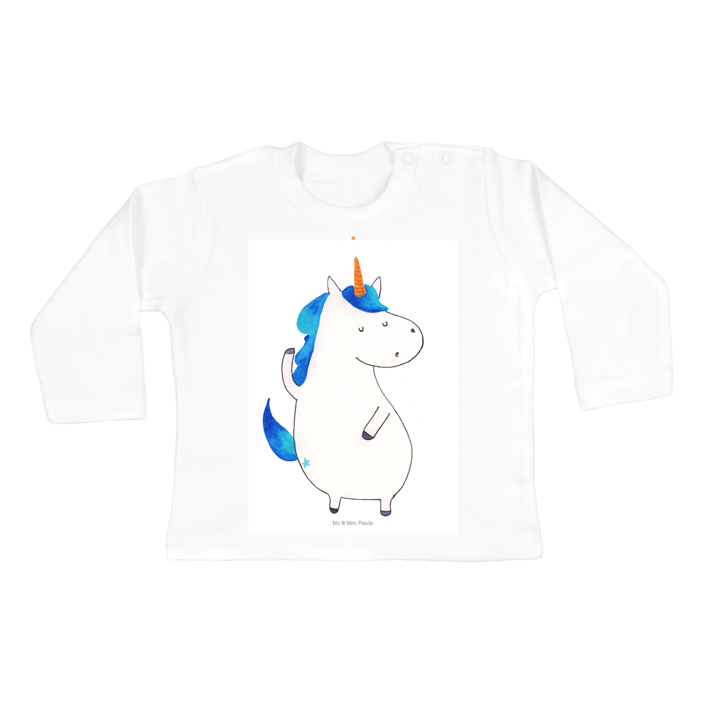 3-6 Monate Baby Longsleeve Einhorn Mann Mädchen, Jungen, Baby, Langarm, Bio, Kleidung, Einhorn, Einhörner, Einhorn Deko, Pegasus, Unicorn, cool, Mann, Freundin, Familie, bester Freund, BFF, Party, hübsch, beste