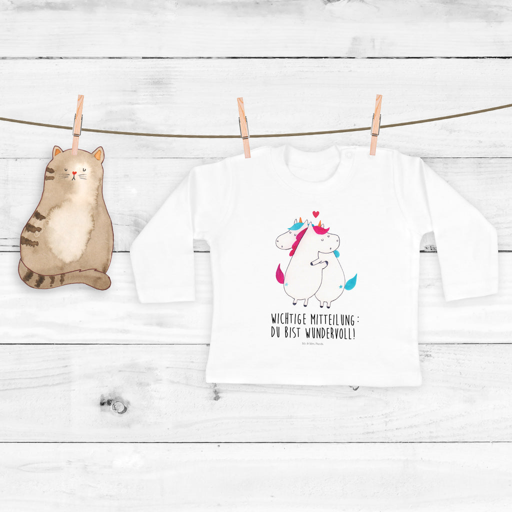 3-6 Monate Baby Longsleeve Einhorn Mitteilung Mädchen, Jungen, Baby, Langarm, Bio, Kleidung, Einhorn, Einhörner, Einhorn Deko, Pegasus, Unicorn, Valentinstag, Valentine, Liebe, Geschenk, Partner, Ehe, lustig, witzig, Spruch