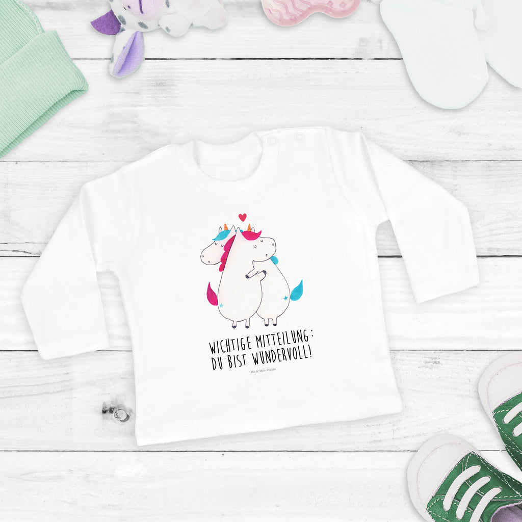 3-6 Monate Baby Longsleeve Einhorn Mitteilung Mädchen, Jungen, Baby, Langarm, Bio, Kleidung, Einhorn, Einhörner, Einhorn Deko, Pegasus, Unicorn, Valentinstag, Valentine, Liebe, Geschenk, Partner, Ehe, lustig, witzig, Spruch