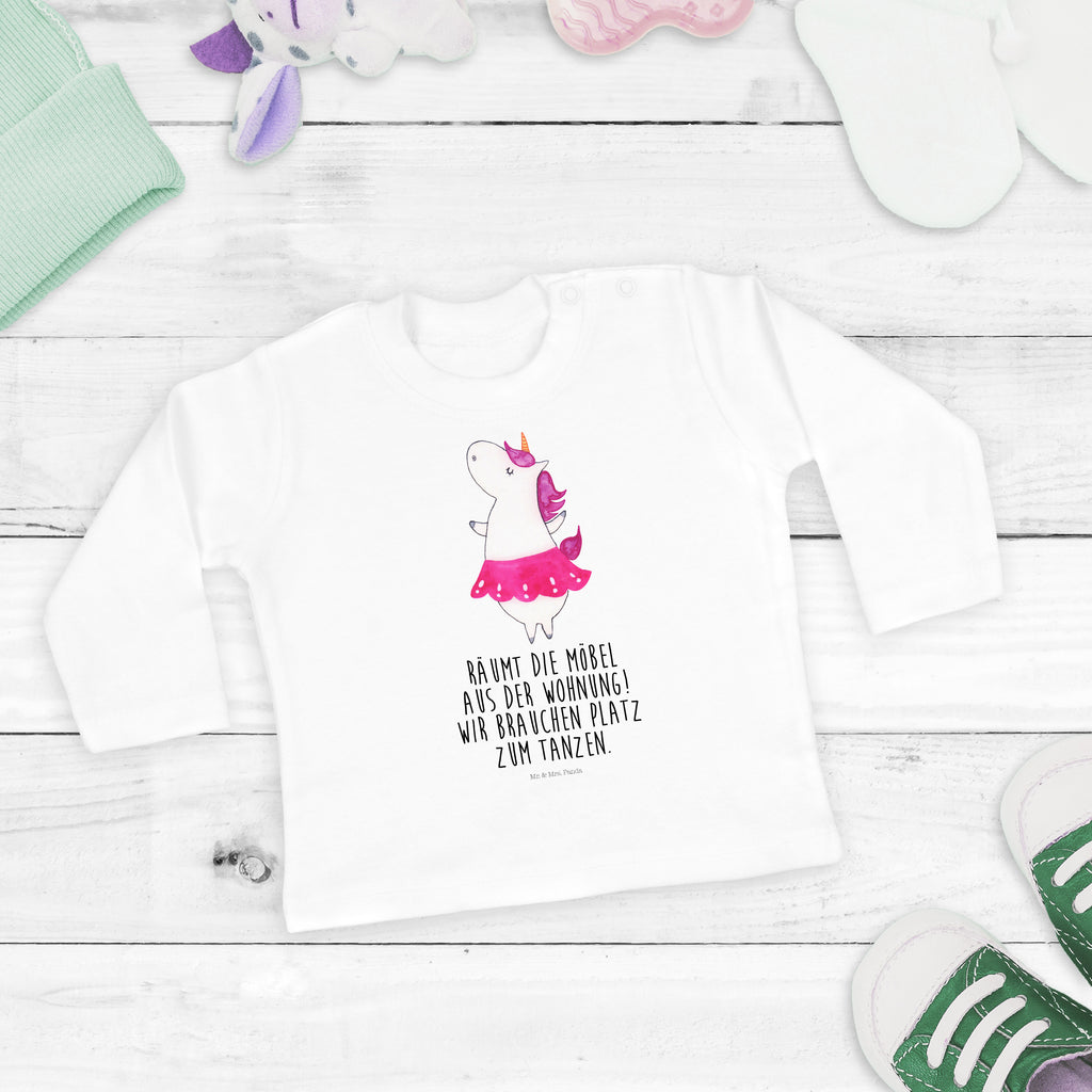 12-18 Monate Baby Longsleeve Einhorn Ballerina Mädchen, Jungen, Baby, Langarm, Bio, Kleidung, Einhorn, Einhörner, Einhorn Deko, Pegasus, Unicorn, Tanzen, Ballerina, Party, Wohnung, Spaß, Feiern, Geburtstag, Tänzerin, Lebenslust, Lebensfreude
