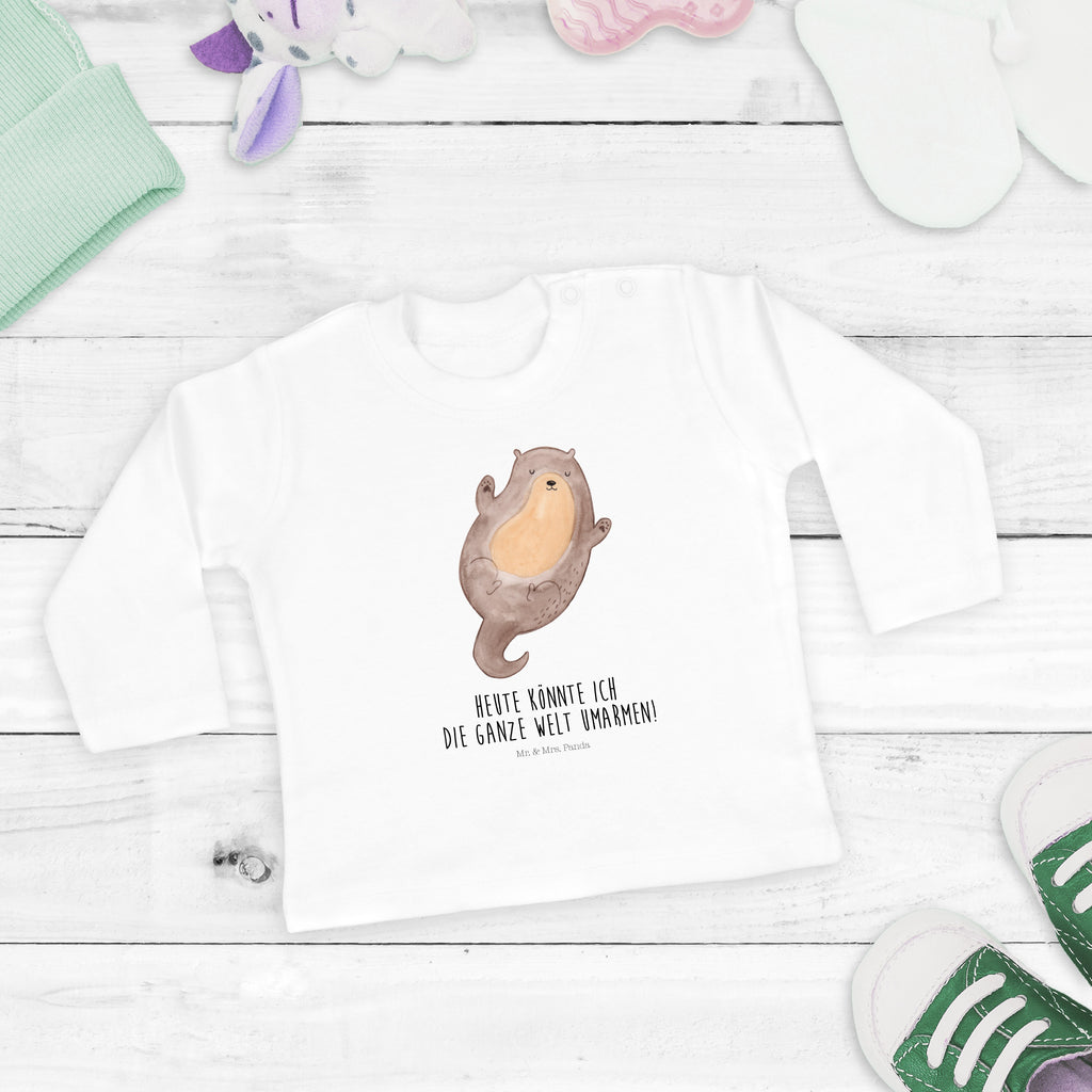 12-18 Monate Baby Longsleeve Otter Umarmen Mädchen, Jungen, Baby, Langarm, Bio, Kleidung, Otter, Fischotter, Seeotter, Otter Seeotter See Otter