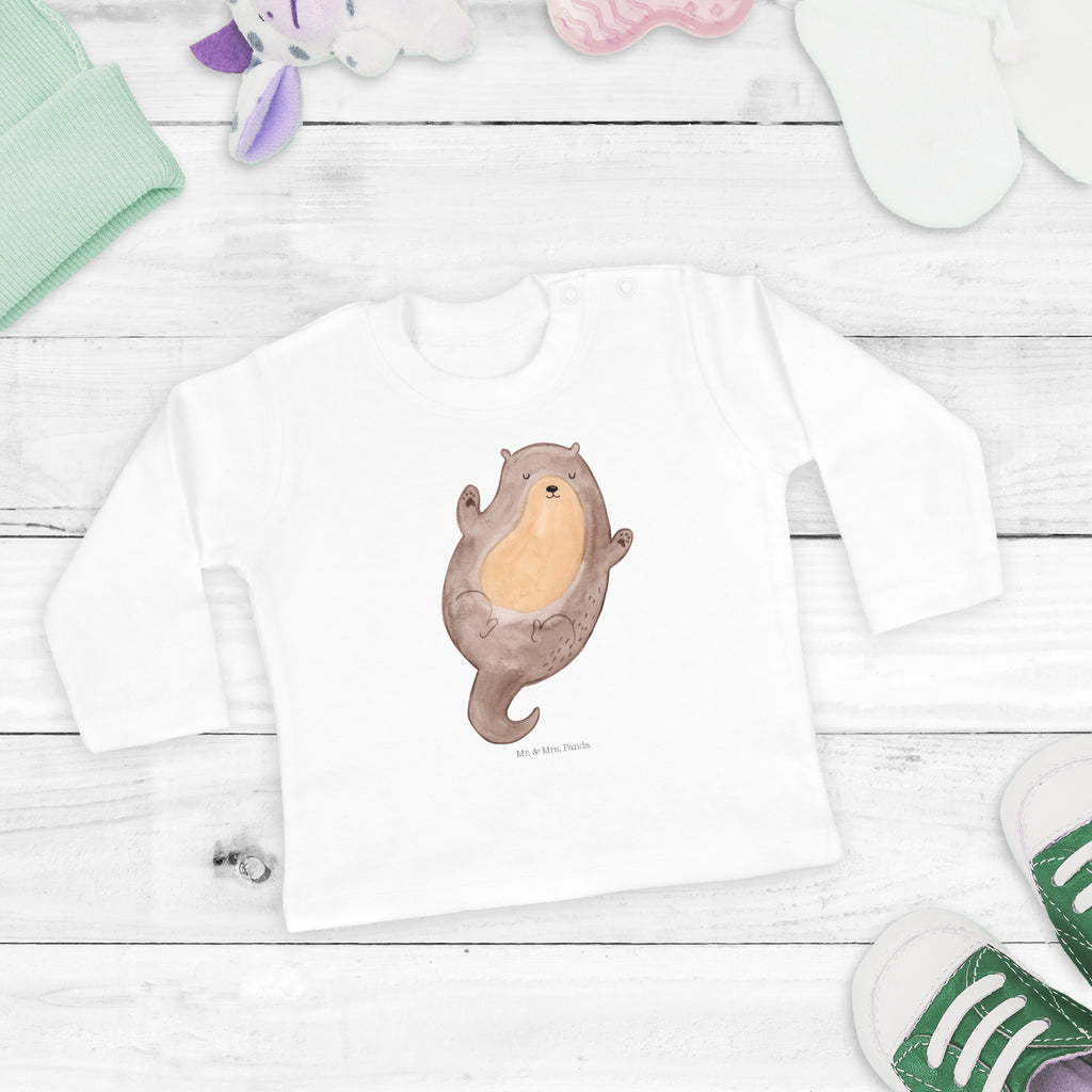 12-18 Monate Baby Longsleeve Otter Umarmen Mädchen, Jungen, Baby, Langarm, Bio, Kleidung, Otter, Fischotter, Seeotter, Otter Seeotter See Otter