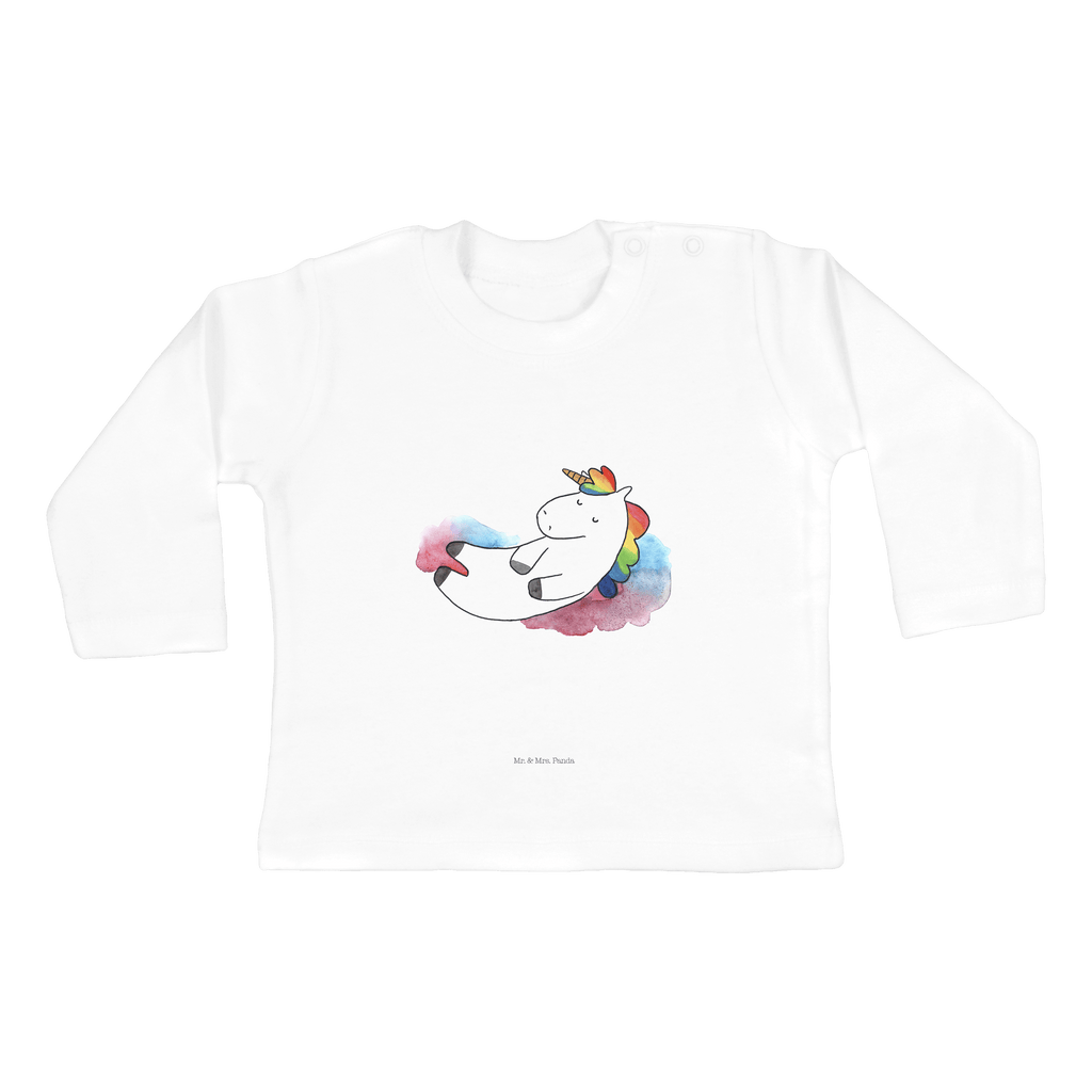 3-6 Monate Baby Longsleeve Einhorn Wolke 7 Mädchen, Jungen, Baby, Langarm, Bio, Kleidung, Einhorn, Einhörner, Einhorn Deko, Pegasus, Unicorn, verliebt, Menschen, witzig, lustig, Geschenk, Glaube, Realität, Lächeln