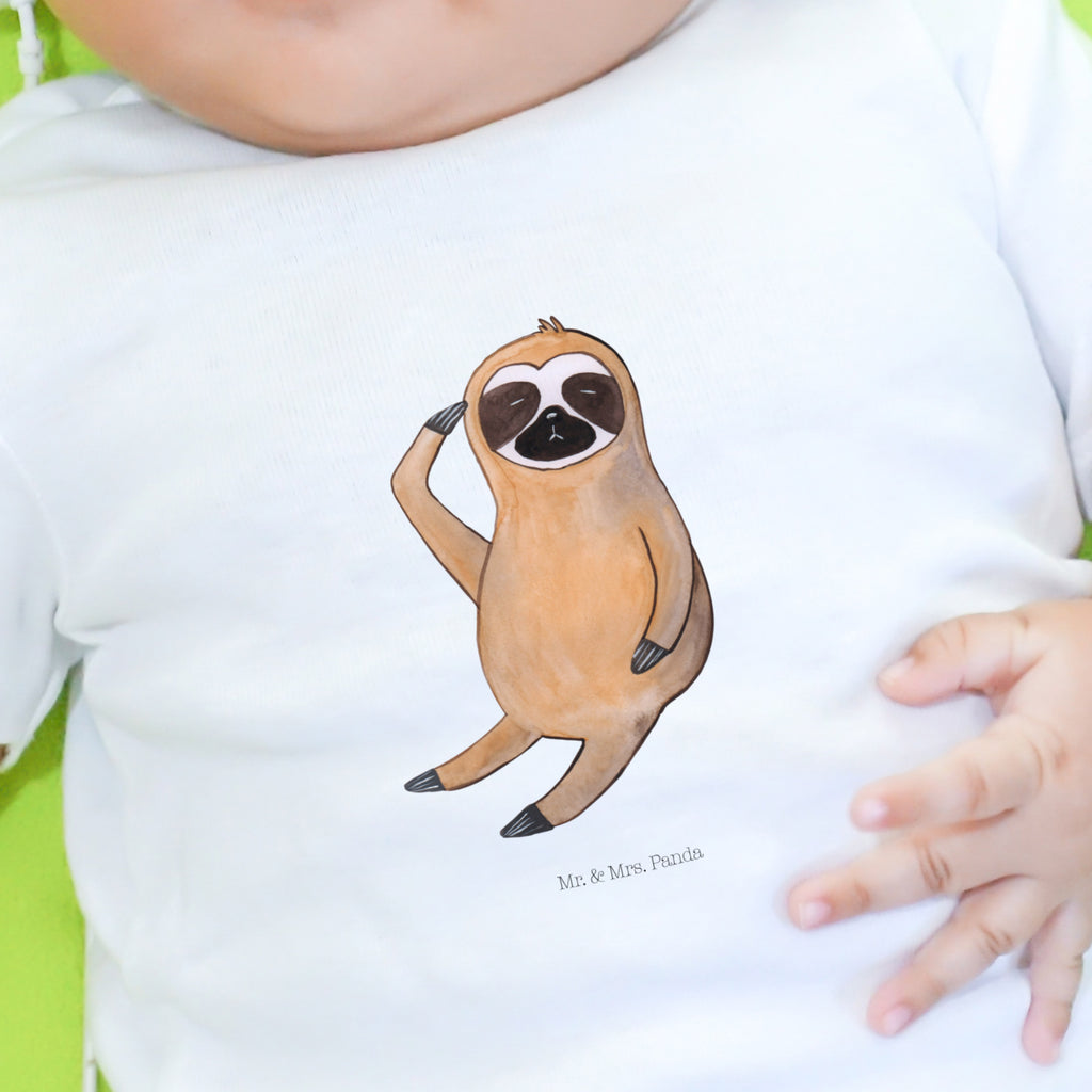 3-6 Monate Baby Longsleeve Faultier Vogel zeigen Mädchen, Jungen, Baby, Langarm, Bio, Kleidung, Faultier, Faultier Geschenk, Faultier Deko, Faultiere, faul, Lieblingstier, Spinner, früher Vogel, der frühe Vogel, Frühaufsteher, Morgenmuffel, Vogel, Faultierwelt