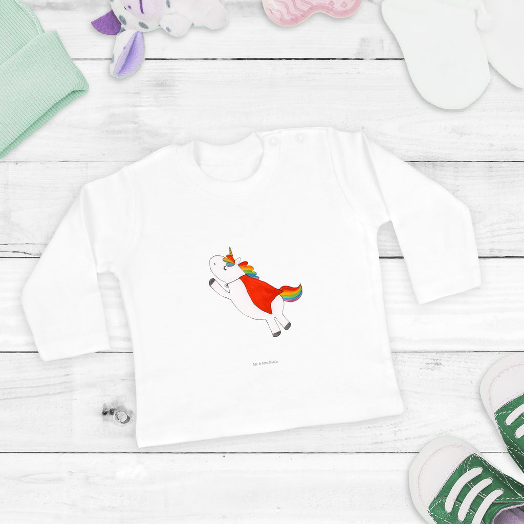 6-12 Monate Baby Longsleeve Einhorn Super Mädchen, Jungen, Baby, Longsleeve, Langarm, Bio, Kleidung, uni, Langarmshirt, Einhorn, Einhörner, Einhorn Deko, Pegasus, Unicorn, Traummann, Superheld, Held, Freundin, Geschenk, Girl