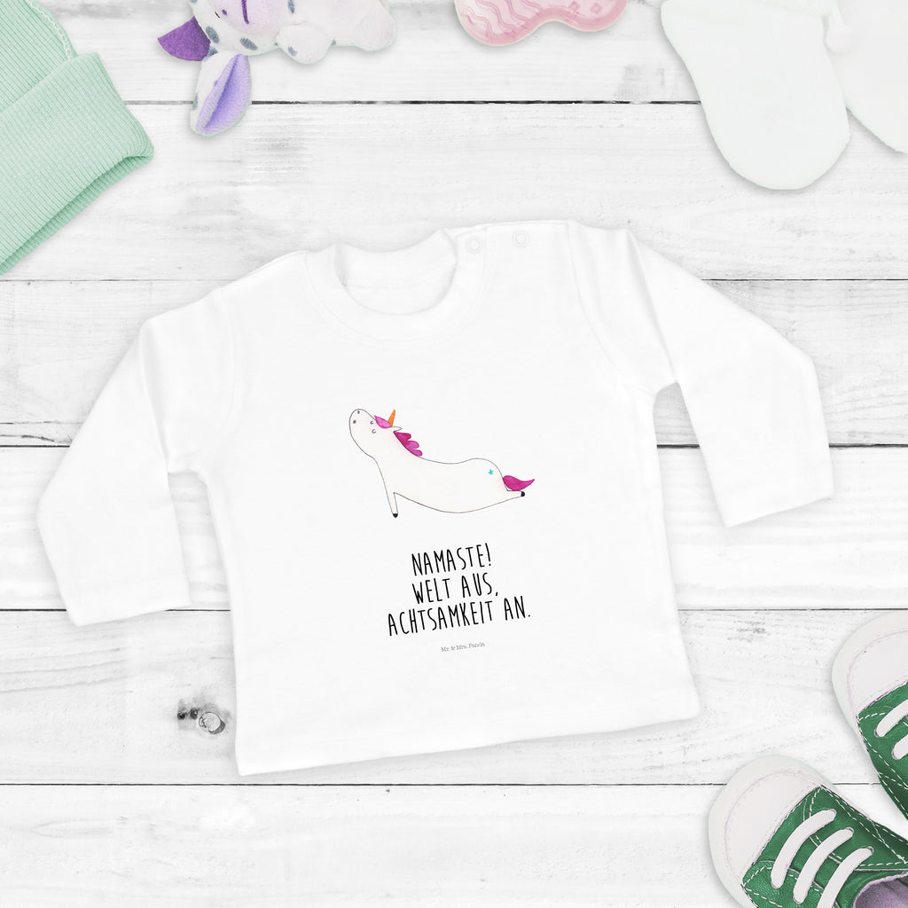 6-12 Monate Baby Longsleeve Einhorn Yoga Mädchen, Jungen, Baby, Longsleeve, Langarm, Bio, Kleidung, uni, Langarmshirt, Einhorn, Einhörner, Einhorn Deko, Pegasus, Unicorn, Yoga, Namaste, Achtsamkeit, Entspannung, Joga, Yogamatte, Sport, lustig, witzig, süß