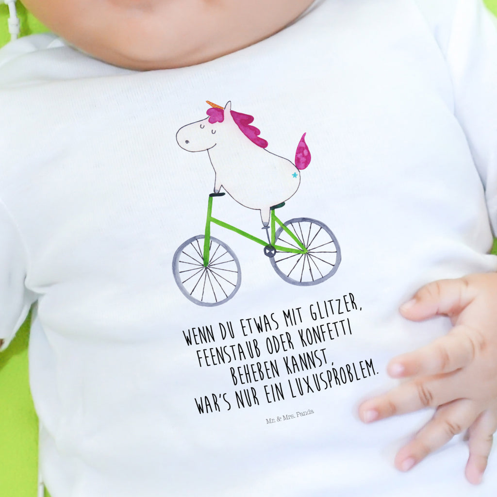 12-18 Monate Baby Longsleeve Einhorn Radfahrer Mädchen, Jungen, Baby, Langarm, Bio, Kleidung, Einhorn, Einhörner, Einhorn Deko, Pegasus, Unicorn, Radfahren, Radfahrer, Rad, Bike, Feenstaub, Konfetti, Luxusproblem, Kummer, Liebeskummer