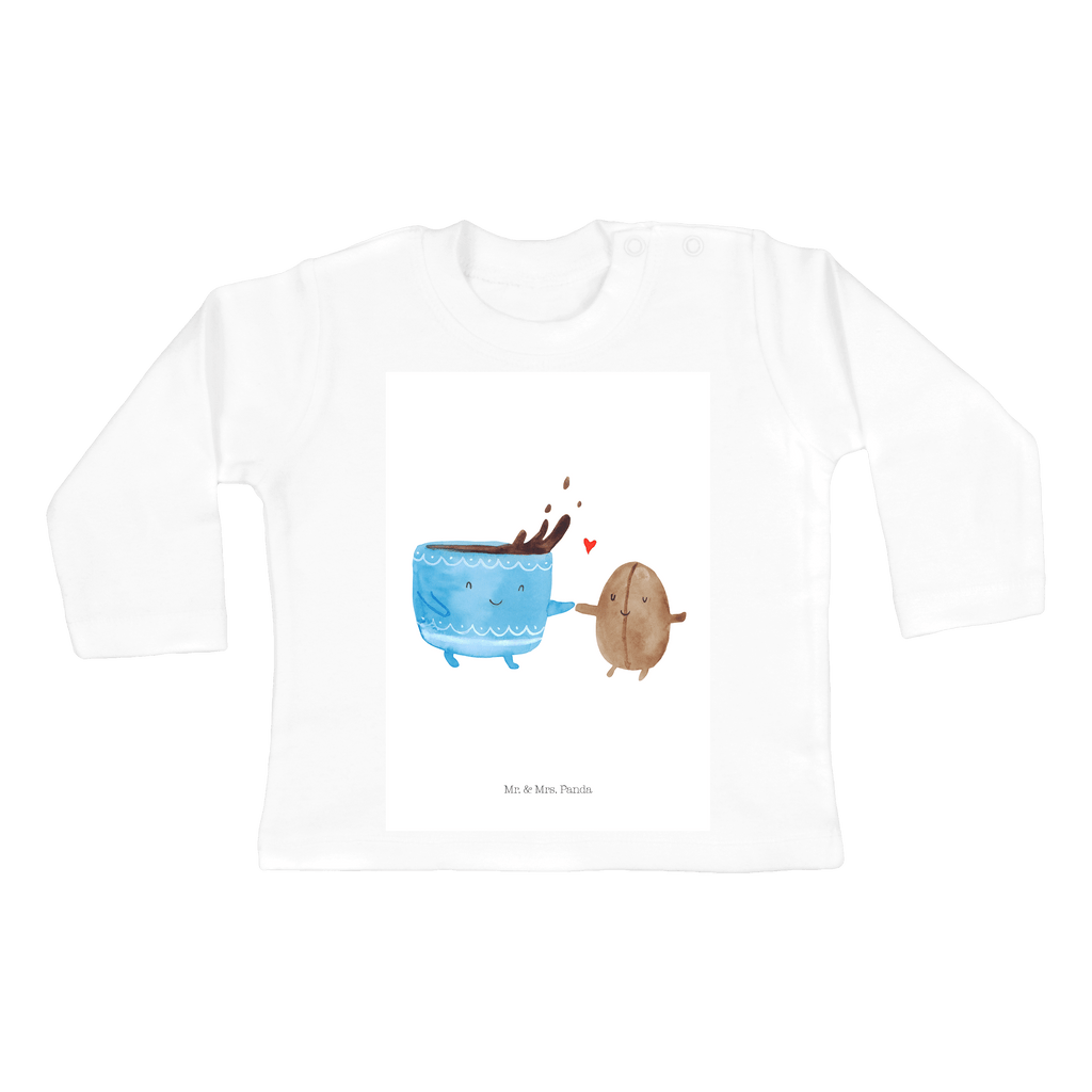18-24 Monate Baby Longsleeve Kaffee Bohne Mädchen, Jungen, Baby, Langarm, Bio, Kleidung, Longsleeve, Tiermotive, Gute Laune, lustige Sprüche, Tiere, Kaffee, Kaffeebohne, Genuss, Zufriedenheit, Glück