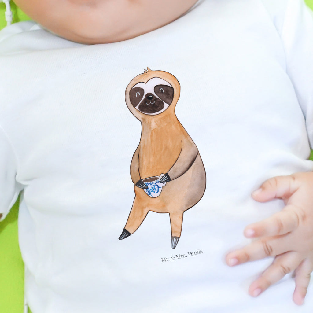 12-18 Monate Baby Longsleeve Faultier Kaffee Mädchen, Jungen, Baby, Langarm, Bio, Kleidung, Faultier, Faultier Geschenk, Faultier Deko, Faultiere, faul, Lieblingstier, Kaffee, erster Kaffee, Morgenmuffel, Frühaufsteher, Kaffeetasse, Genießer, Coffee, Kaffeegetränk