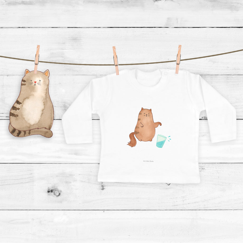 18-24 Monate Baby Longsleeve Katze Wasserglas Mädchen, Jungen, Baby, Langarm, Bio, Kleidung, Longsleeve, Katze, Katzenmotiv, Katzenfan, Katzendeko, Katzenfreund, Katzenliebhaber, Katzenprodukte, Katzenartikel, Katzenaccessoires, Katzensouvenirs, Katzenliebhaberprodukte, Katzenmotive, Katzen, Kater, Mietze, Cat, Cats, Katzenhalter, Katzenbesitzerin, Haustier, Wasser, Glas